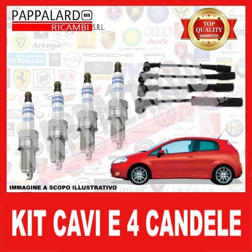 Kit cavi candele per - candele, fiat